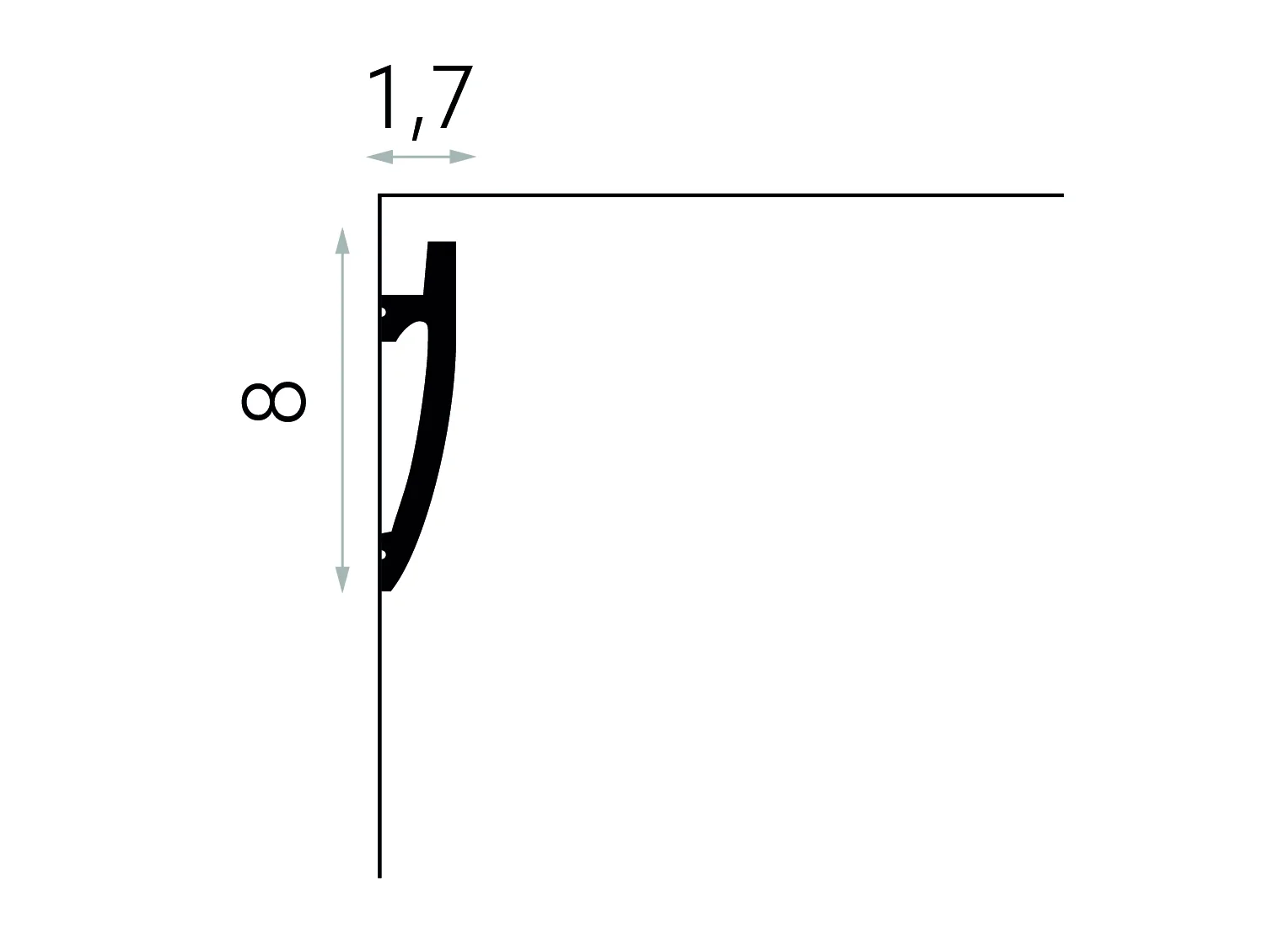 Wandlijst MD.030