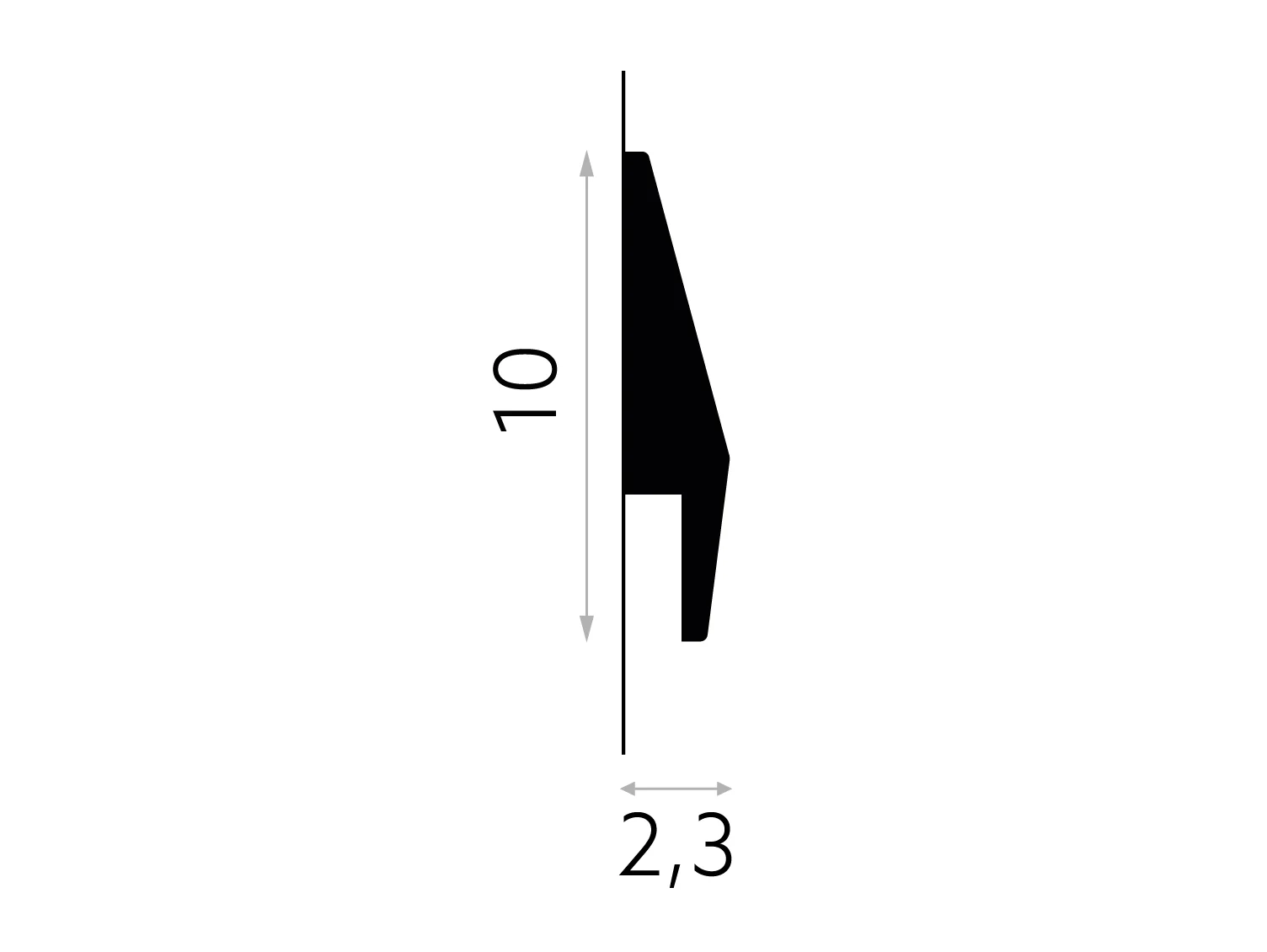Wandlijst MD.016