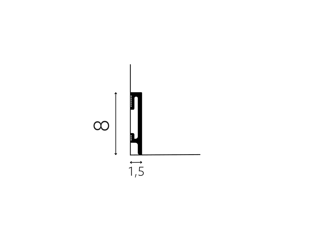 Plint Durofit PF.081w