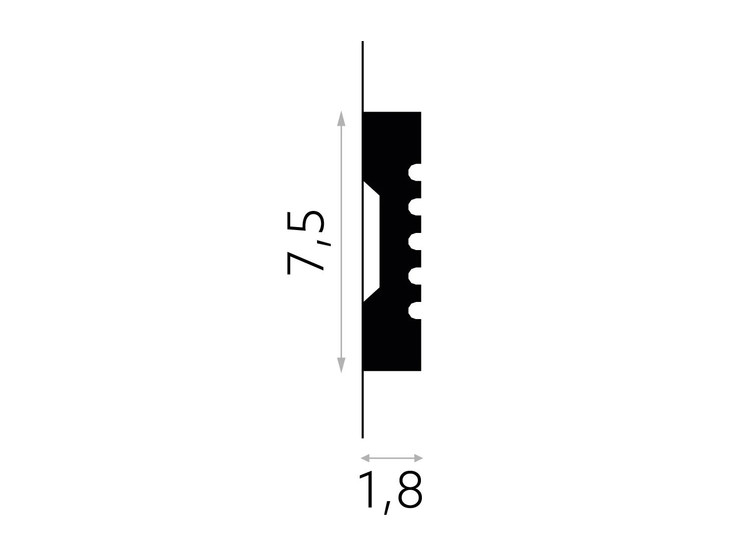 Wandlijst MDD.412