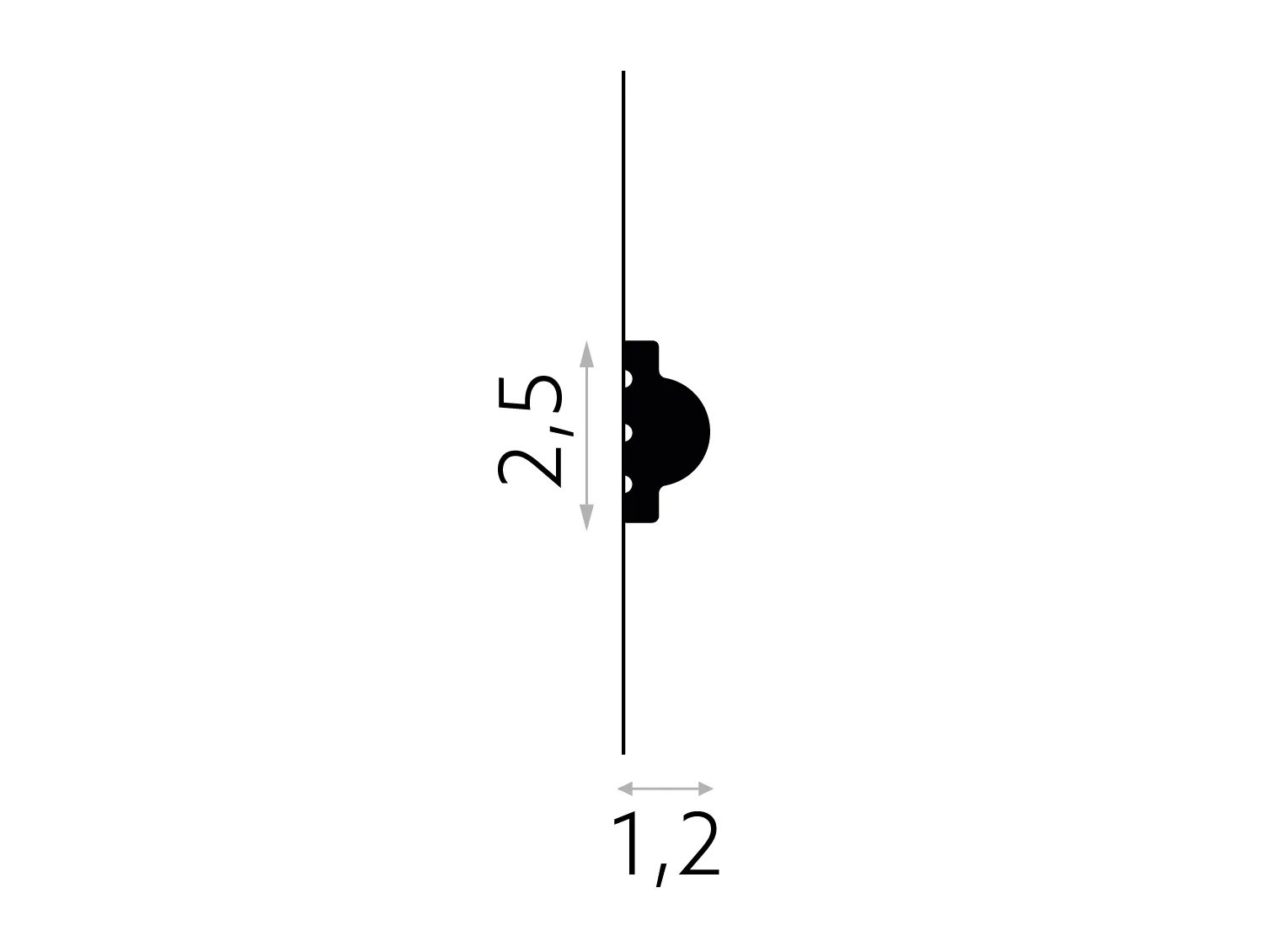 Wandlijst MD.413