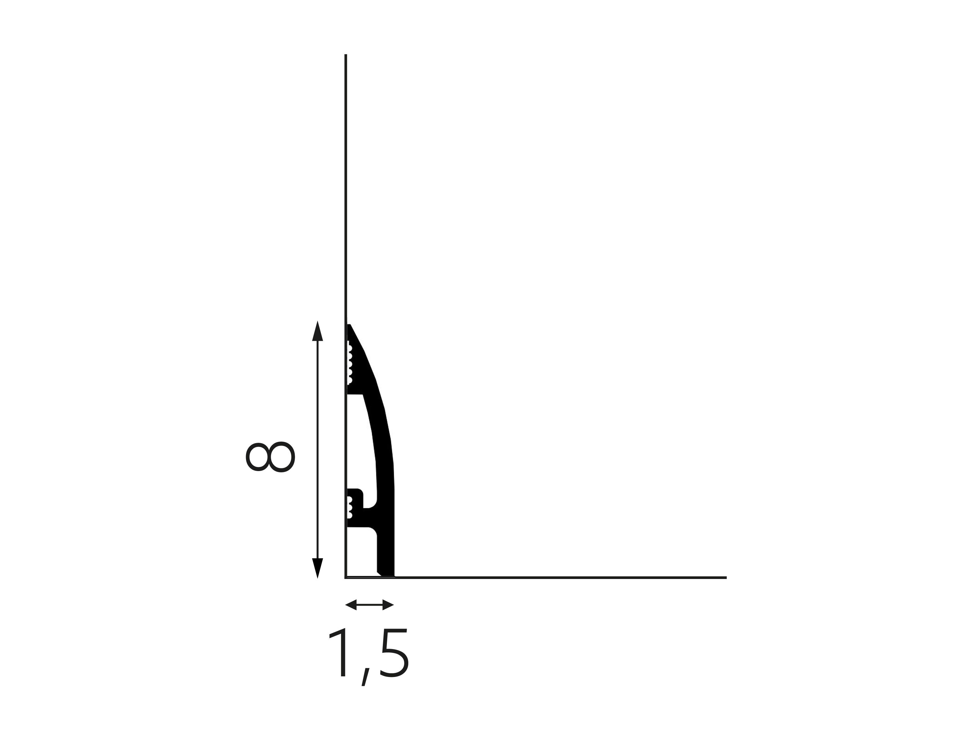 Plint Durofit PF.083w