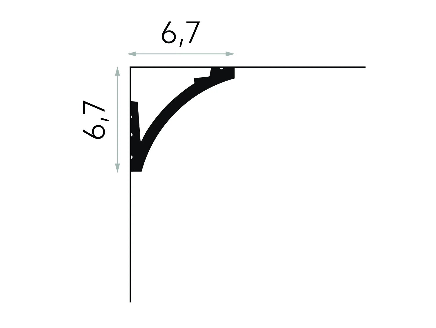 Plafondlijst MD.380