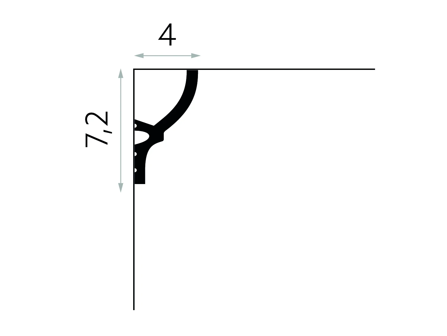 Plafondlijst MD.070