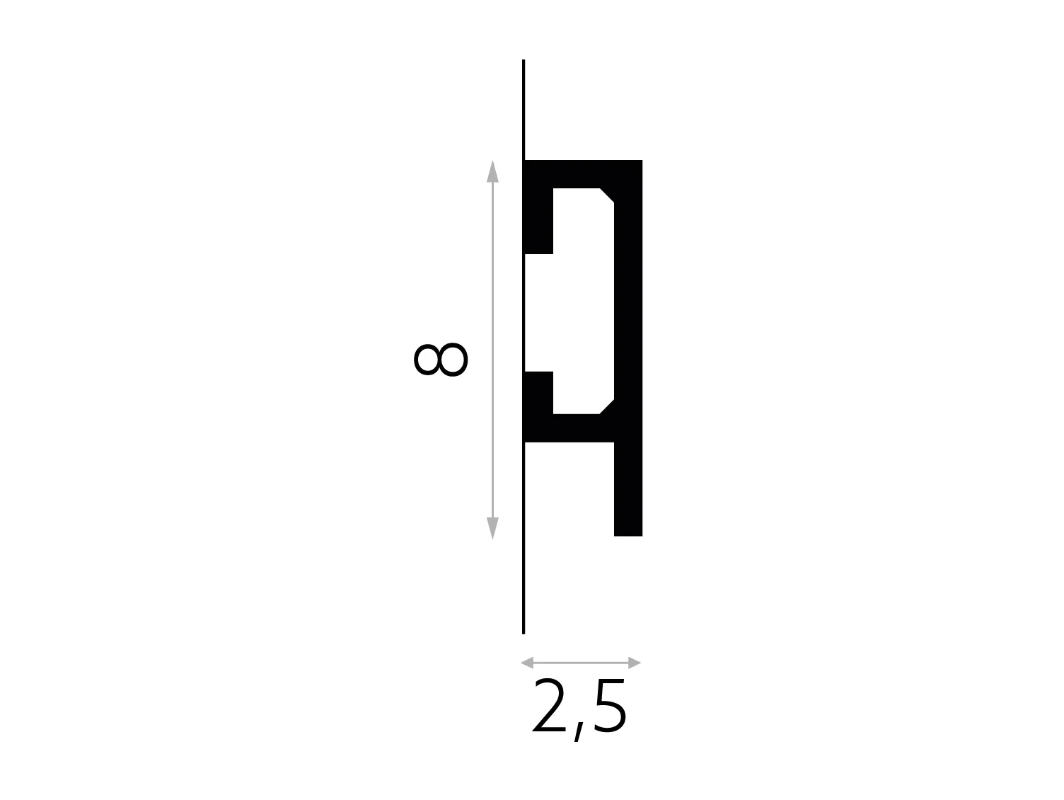Wandlijst QL.019